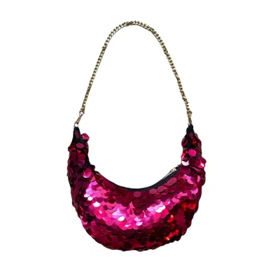Laura Citron Women's Pink Donna Bag - Fuchsia