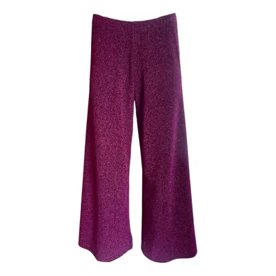Laura Citron Women's Pink Electric Orchid Lamé Pant