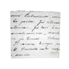 Laura Daili Men's Black / White Music Heritage Silk Pocket Square In White