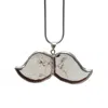 Laura Daili Men's Neutrals / Silver The Dandy Reflection Mirror Pendant In Silver