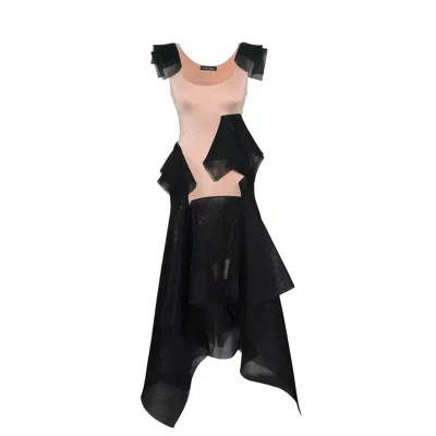 Laura Daili Women's Black / Neutrals Sculpted Grace Dress – Tall Fit