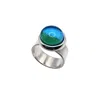 Laura Daili Women's Blue / Green / Silver Ocean Light Ring In Multi