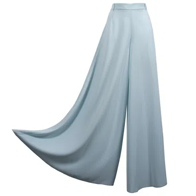 Laura Daili Women's Blue / Neutrals Light Blue Wide-leg Pants