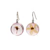 Laura Daili Women's Pink / Neutrals / Silver Sakura Bloom Asymmetric Glass Earrings