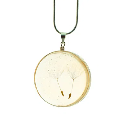 Laura Daili Women's Yellow / Yellow / Orange Glass Pendant A Wish Amber