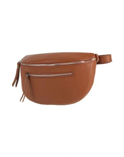 Laura Di Maggio Woman Belt Bag Brown Size - Leather