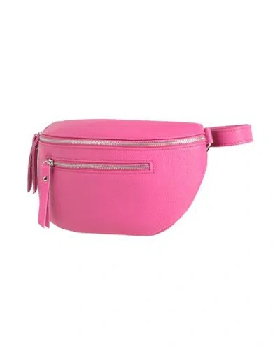 Laura Di Maggio Woman Belt Bag Magenta Size - Leather