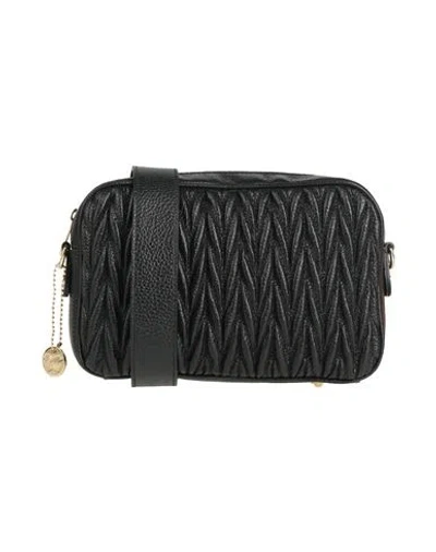 Laura Di Maggio Woman Cross-body Bag Black Size - Leather
