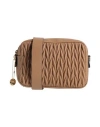 Laura Di Maggio Woman Cross-body Bag Camel Size - Leather In Beige