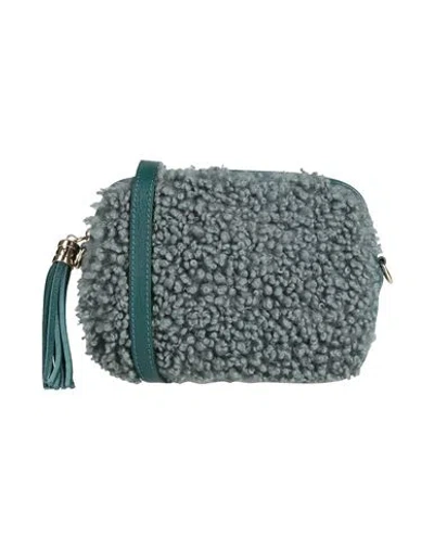 Laura Di Maggio Woman Cross-body Bag Deep Teal Size - Leather In Green