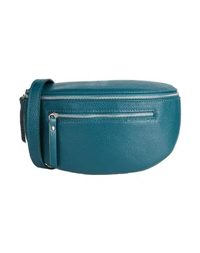 Laura Di Maggio Woman Cross-body Bag Deep Teal Size - Leather In Green