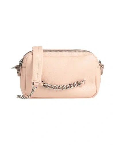 Laura Di Maggio Woman Cross-body Bag Light Pink Size - Leather