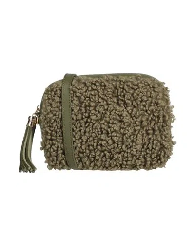 Laura Di Maggio Woman Cross-body Bag Military Green Size - Leather