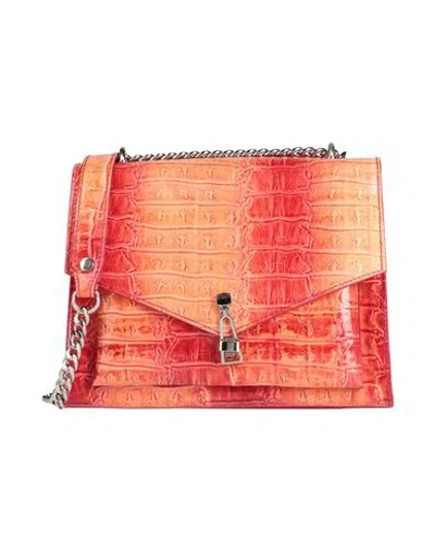 Laura Di Maggio Woman Cross-body Bag Orange Size - Leather