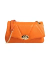 Laura Di Maggio Woman Cross-body Bag Orange Size - Leather
