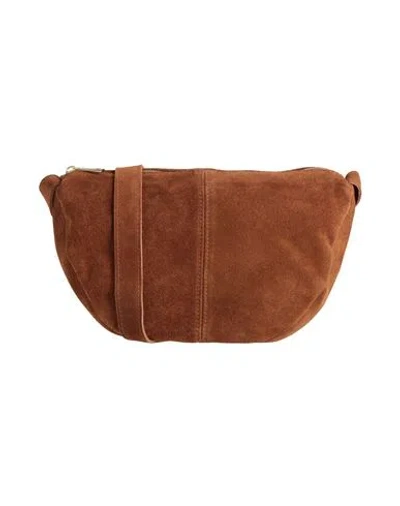 Laura Di Maggio Woman Cross-body Bag Brown Size - Leather