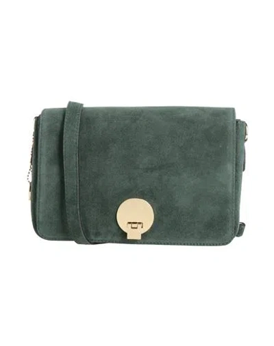 Laura Di Maggio Woman Cross-body Bag Emerald Green Size - Leather