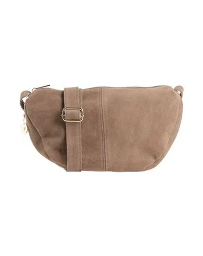 Laura Di Maggio Woman Cross-body Bag Light Brown Size - Leather In Sand
