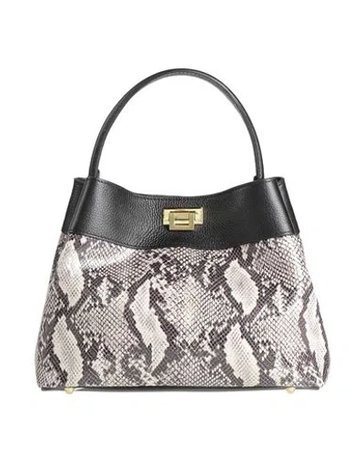 Laura Di Maggio Woman Handbag Beige Size - Calfskin In Sand