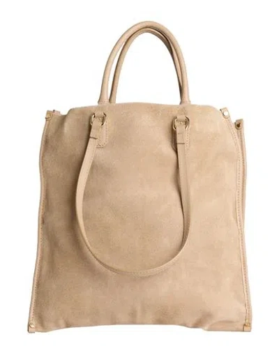Laura Di Maggio Woman Handbag Beige Size - Leather In Sand