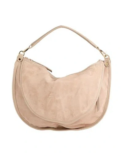Laura Di Maggio Woman Handbag Beige Size - Leather