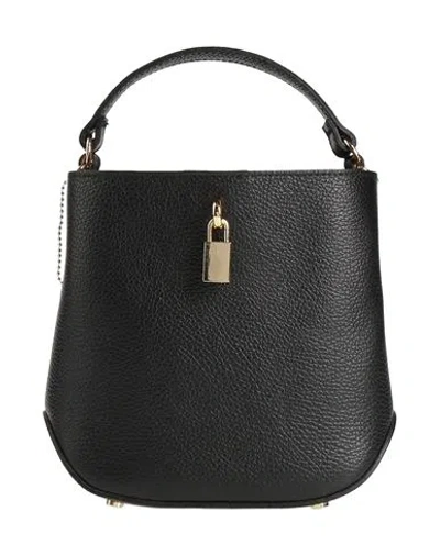 Laura Di Maggio Woman Handbag Black Size - Leather