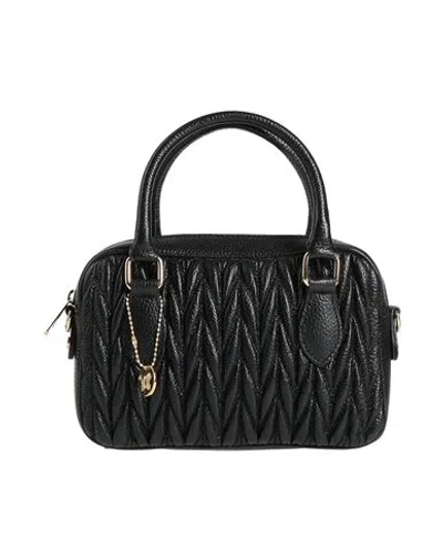 Laura Di Maggio Woman Handbag Black Size - Leather