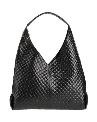 Laura Di Maggio Woman Handbag Black Size - Leather