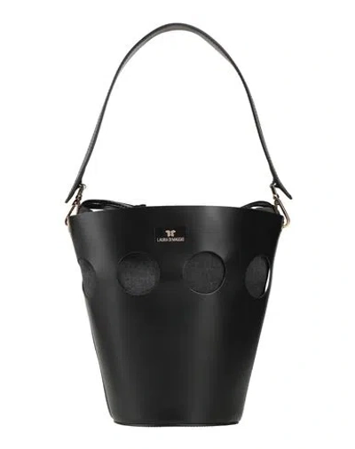 Laura Di Maggio Woman Handbag Black Size - Leather