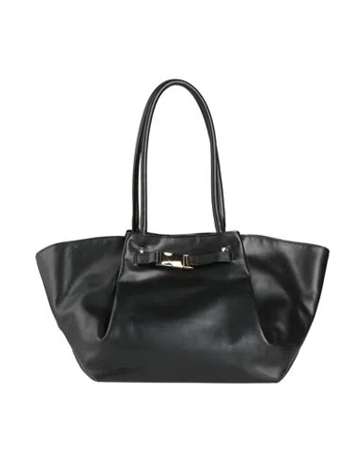 Laura Di Maggio Woman Handbag Black Size - Leather