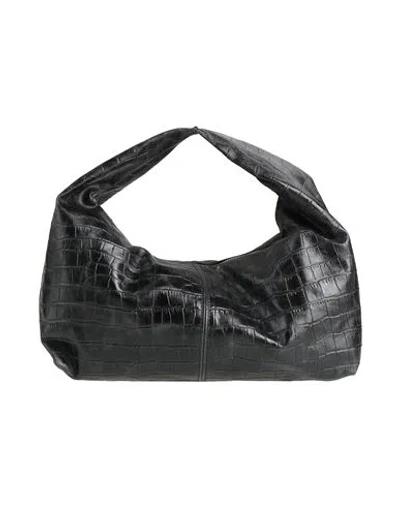 Laura Di Maggio Woman Handbag Black Size - Leather