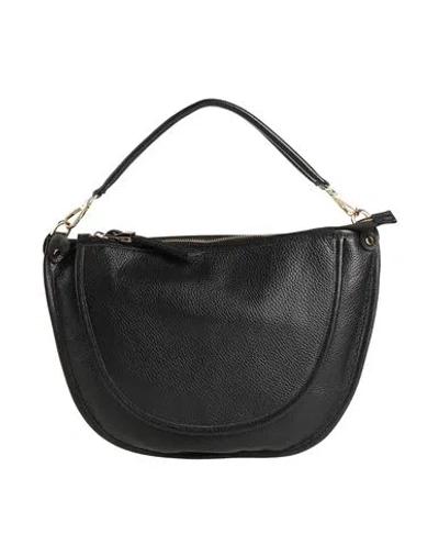 Laura Di Maggio Woman Handbag Black Size - Leather