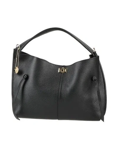 Laura Di Maggio Woman Handbag Black Size - Leather