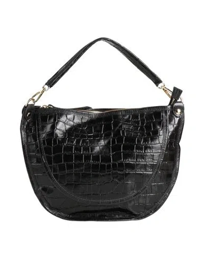 Laura Di Maggio Woman Handbag Black Size - Leather