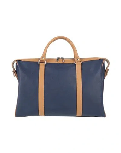 Laura Di Maggio Woman Handbag Blue Size - Leather