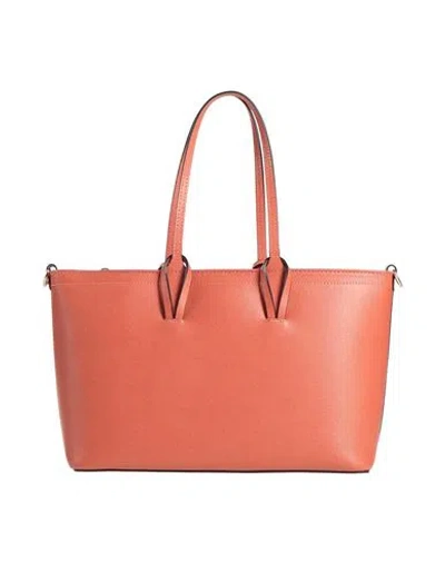 Laura Di Maggio Woman Handbag Brick Red Size - Leather