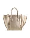 Laura Di Maggio Woman Handbag Bronze Size - Leather In Yellow