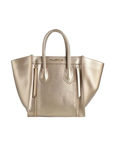 Laura Di Maggio Woman Handbag Bronze Size - Leather In Yellow