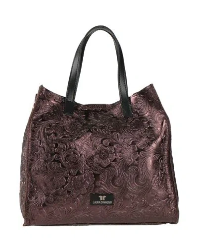 Laura Di Maggio Woman Handbag Bronze Size - Leather In Yellow
