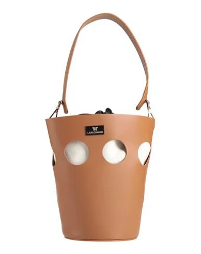 Laura Di Maggio Woman Handbag Brown Size - Leather