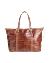 Laura Di Maggio Woman Handbag Brown Size - Leather In Brown
