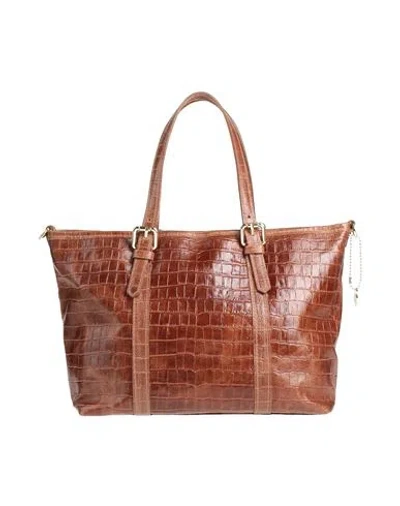 Laura Di Maggio Woman Handbag Brown Size - Leather
