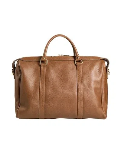 Laura Di Maggio Woman Handbag Brown Size - Leather