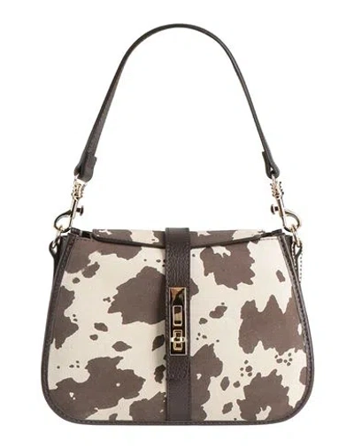 Laura Di Maggio Woman Handbag Brown Size - Leather