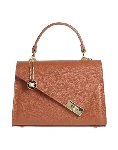 Laura Di Maggio Woman Handbag Brown Size - Leather