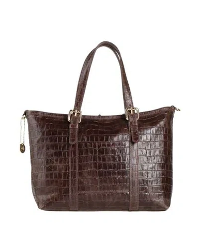 Laura Di Maggio Woman Handbag Brown Size - Calfskin