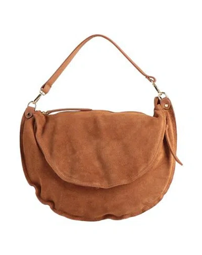 Laura Di Maggio Woman Handbag Brown Size - Leather