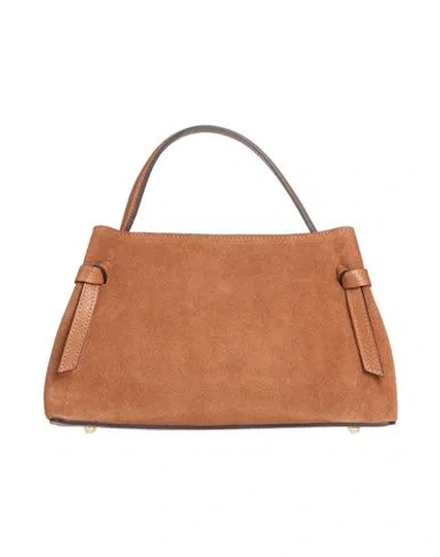 Laura Di Maggio Woman Handbag Brown Size - Leather