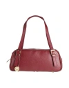 Laura Di Maggio Woman Handbag Burgundy Size - Leather In Red