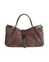 Laura Di Maggio Woman Handbag Chocolate Brown Size - Leather In Brown